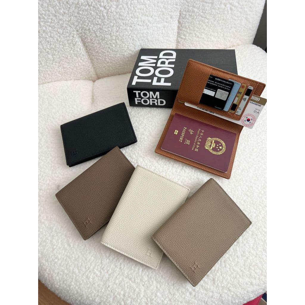 2026 nova bolsa de passaporte de couro unissex nicho porta-passaporte multifuncional bolsa de documentos carteira de arm
