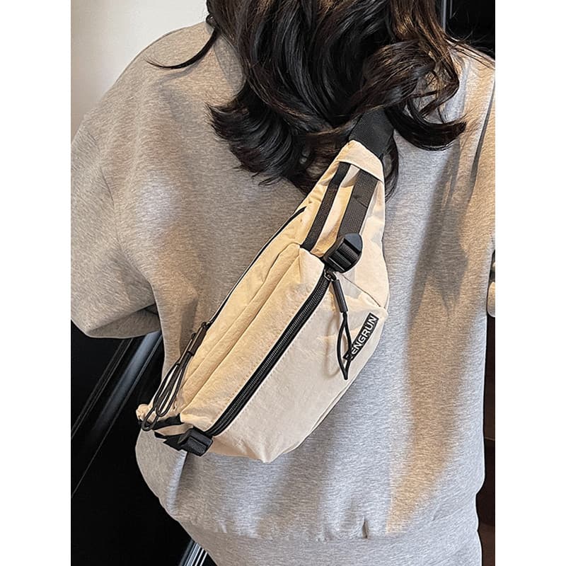Saco de peito das mulheres dos homens ins street Wear esportes simples bolsa de ombro Casual japonês cintura saco moda r