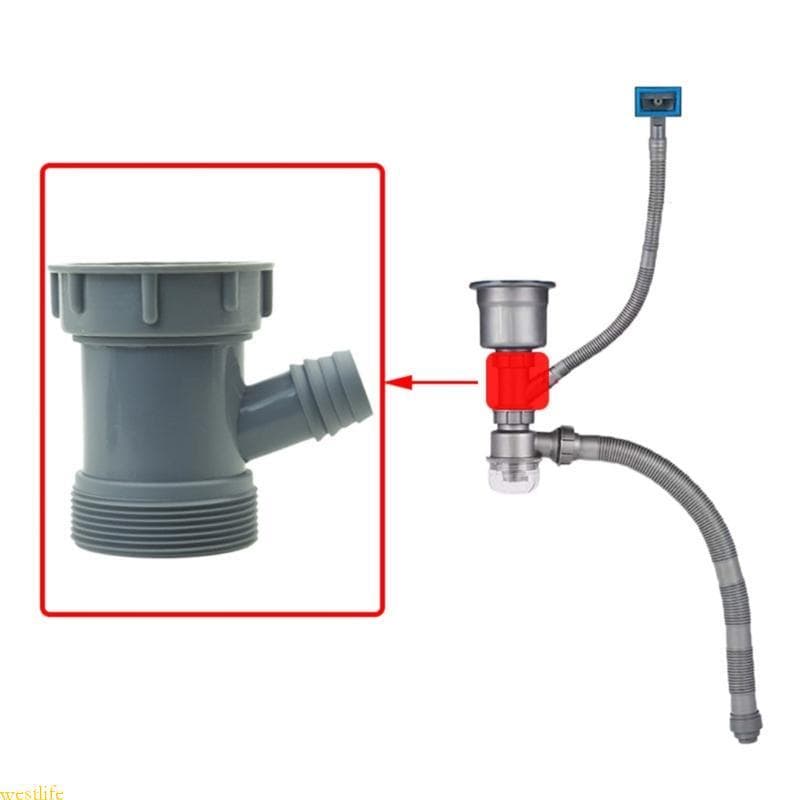 Pia Cozinha Forma Y Conector Drenagem Adaptador Wye 58mm