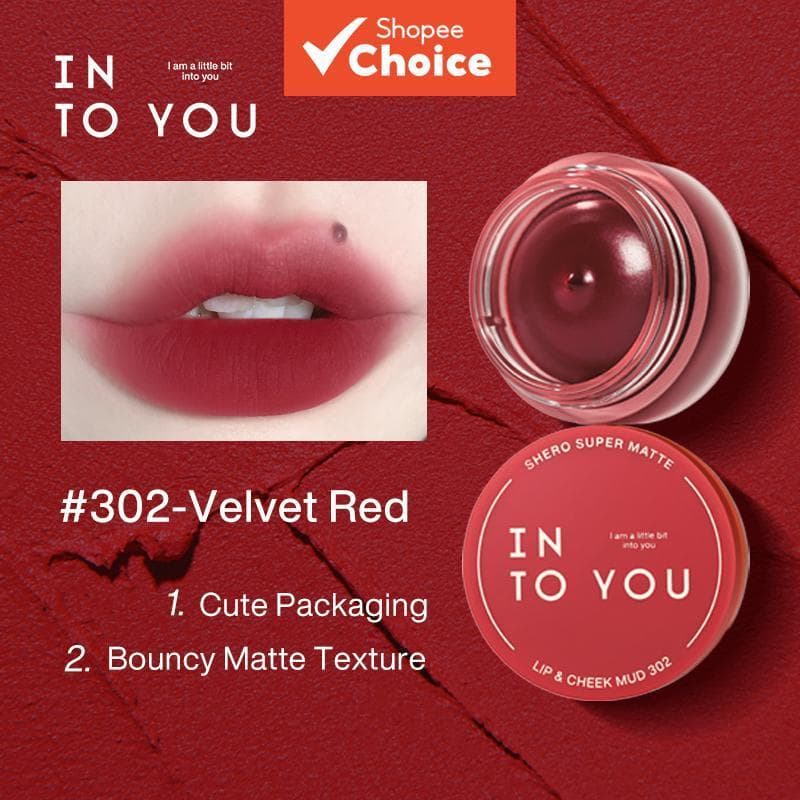 INTO YOU Batom em Mousse de Longa Duração Alta Pigmentação Leve Textura Cremosa Blush