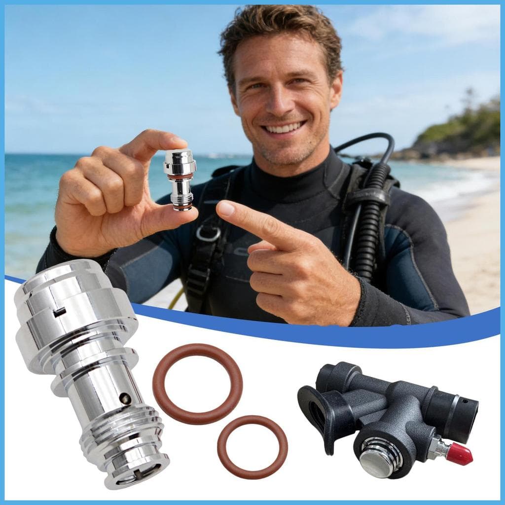 Adaptador De Mamilo Para Inflar Energia , Substituição De Núcleo De Torneira Mergulho Ao Ar Livre , Mar , Piscina Subaqu