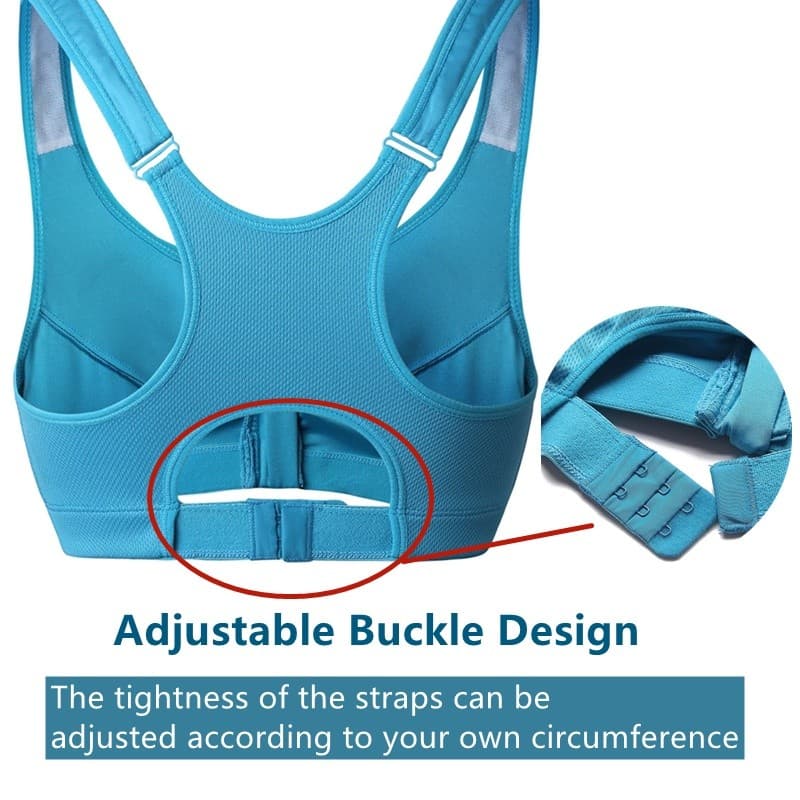 Sutiã Esportivo Feminino Topo De Colheita Push Up Fitness Roupas Esportivas Com Zíper Roupa Interior Correndo À Prova De