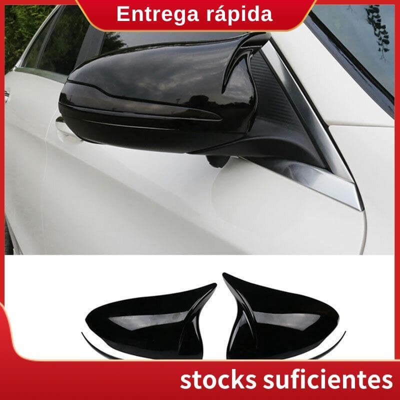 Para W205 W213 W222 Gloss Preto Estilo Chifre Lateral Espelho Retrovisor Capa Guarnição A0998110122 A0998110222 Peças De