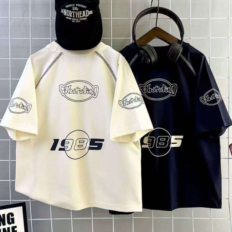 Crianças crianças roupas meninos roupas topos camisetas 2026 verão novo estilo masculino feminino bebê rufião bonito mei