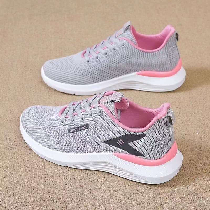 Novas senhoras primavera outono sapatos casuais versão coreana na moda sapatos esportivos moda All-Match tênis de corrid