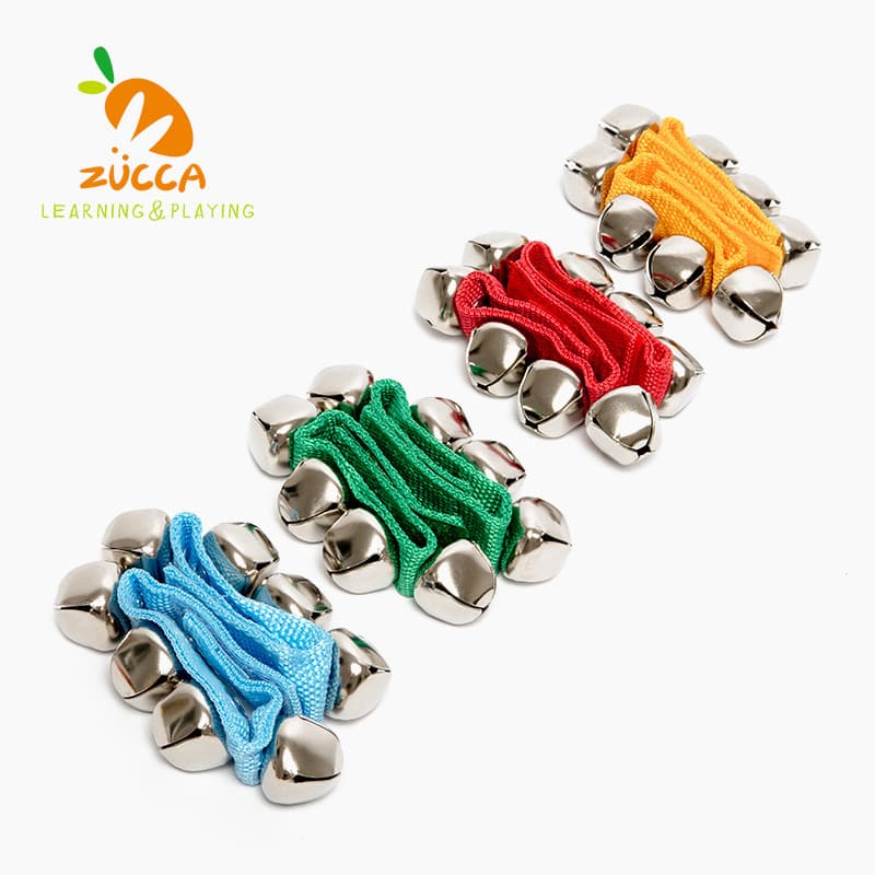 Profissional Orff instrumentos musicais crianças sinos de pulso corda sinos pé desempenho do jardim de infância educação