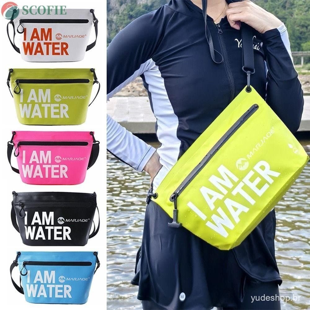 Bolsa De Armazenamento À Prova D'água SCOFIE , Natação Portátil Durável , PVC Criativo Com Capa Para Celular Zíper
