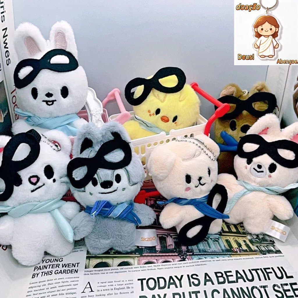 Idol Stray Kids Pilot Doll FM Anel Chave De Pelúcia SKZ Felix I.N Bangchan Pingente De Bonecas Recheadas