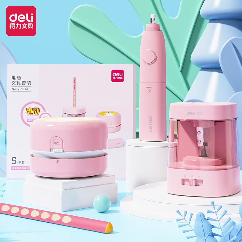 Alunos do ensino fundamental começam papelaria escolar menina rosa poderoso conjunto de papelaria pacote de presente de