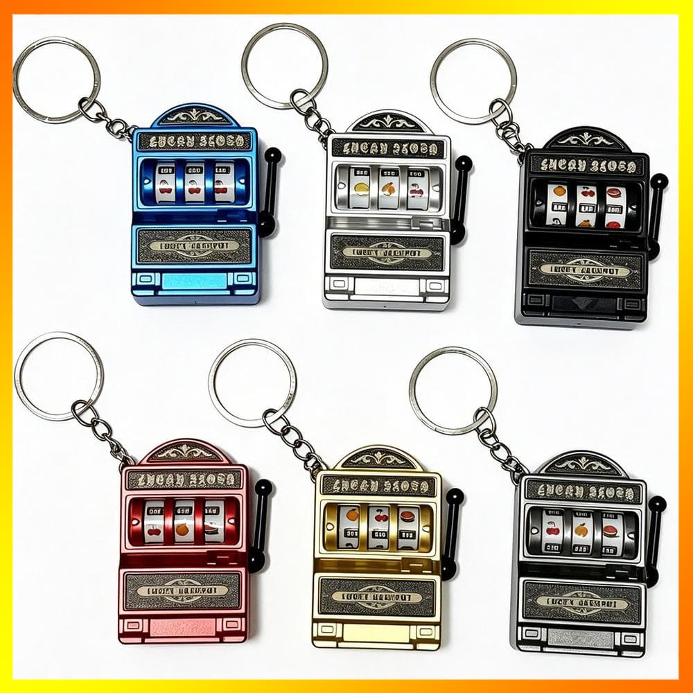 Chaveiro Metálico Para Alívio Do Estresse , Colorido Retrô Jogos , Mini Diários , Acessório De Viagem , Presente