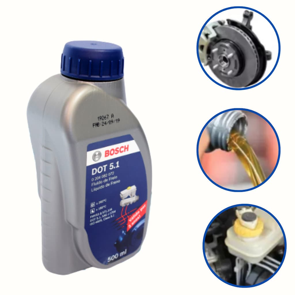 Fluido De Freio Original  Bosch Dot 5 5.1 Óleo Para Freio Superior a 260° Graus