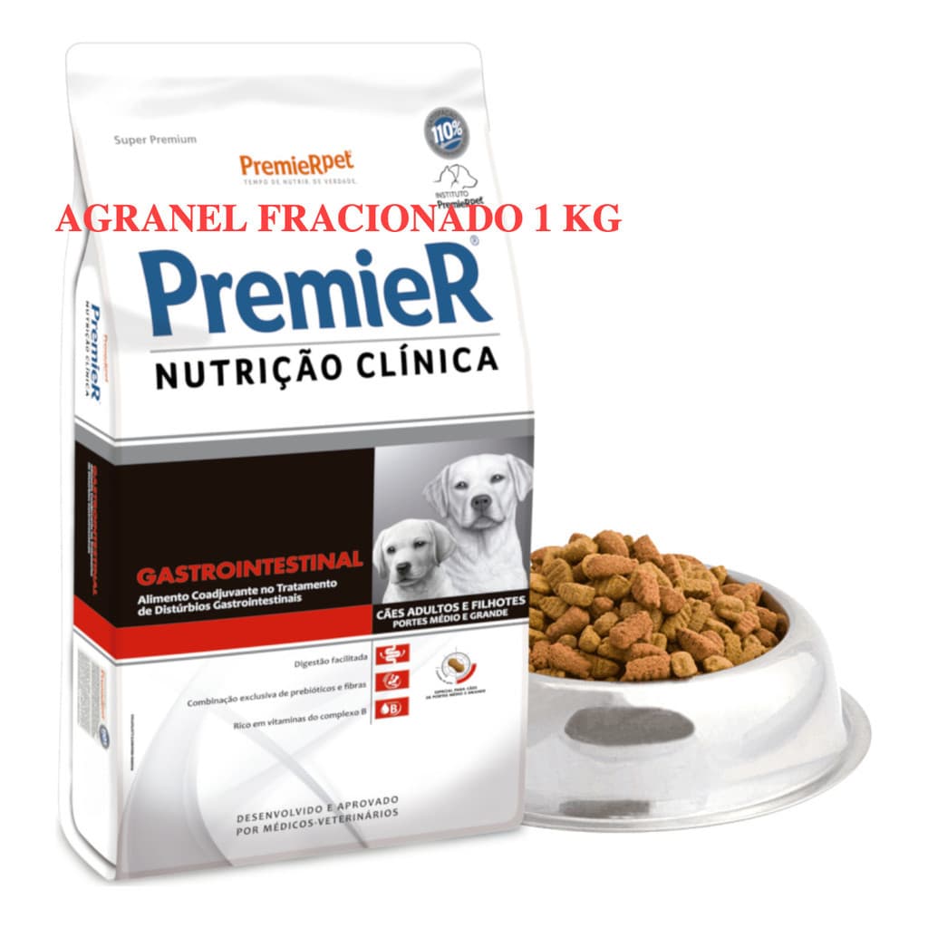 Ração A Granel Premier Nutrição Clínica Gastrointestinal Médio Grande Porte 1 kg