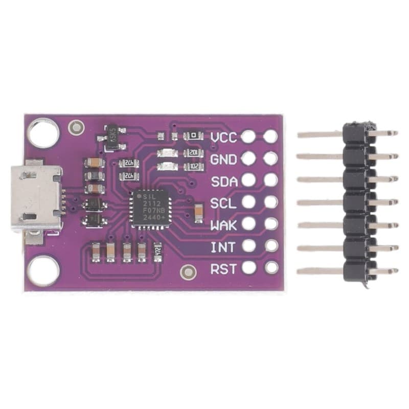 UTAKEE CP2112 Placa De Depuração USB Para SMBus I2C Módulo De Comunicação Tipo C De Avaliação Dongle