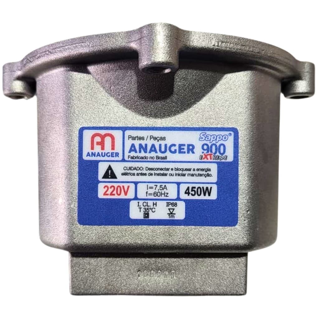 Caneca Motor Anauger 900 Extreme 220v 450w - 5 Furos Prateado