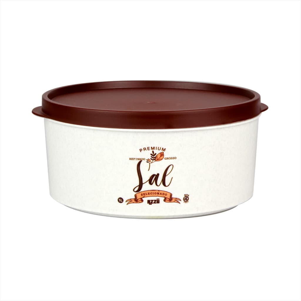 Organiza e Guarda Sal Premium 1 Lt - Branco Gr