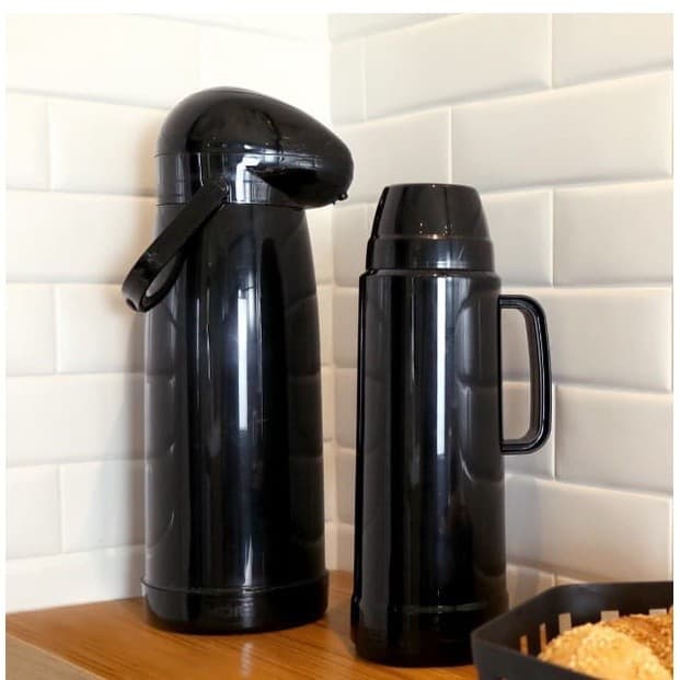 Garrafa Térmica Pressão Nobile 1,9 litros Café Chá Agua Mor