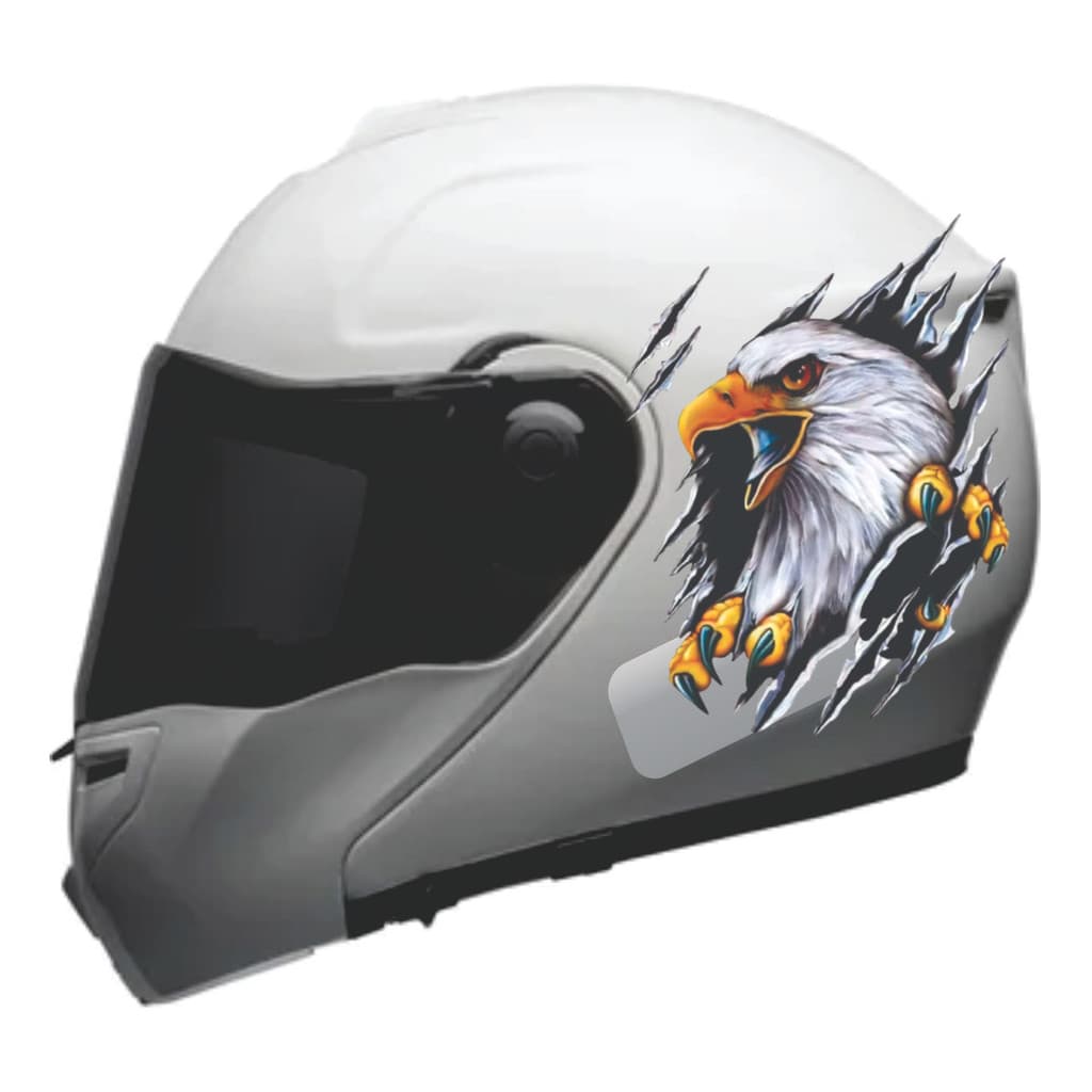 Adesivo Capacete Bau Tanque De Moto Águia Eagle 3d