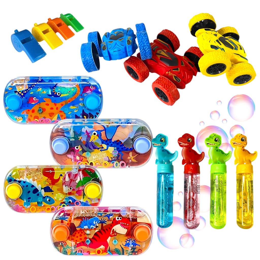 Kit Lembrancinha Festa Aniversário Infantil Carrinho, Faz Bolha Sabão, Aquaplay, Carrinho Polícia