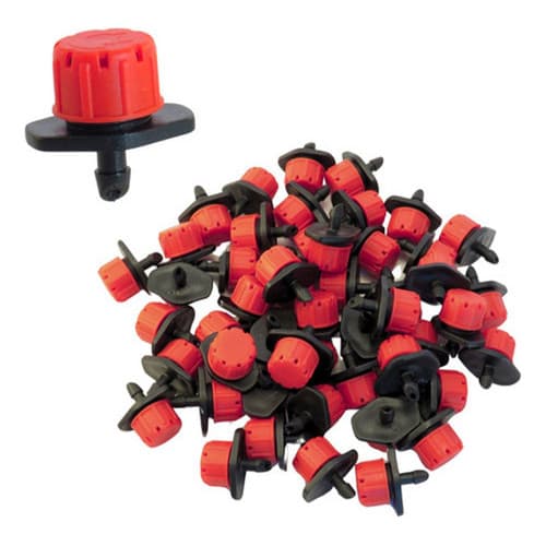 Kit 100 Bicos Gotejador para Mangueira Aspersor para Irrigação de jardim, horta, jardim vertical