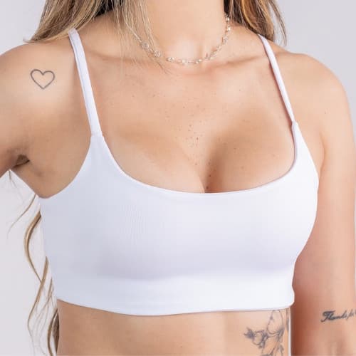 Top Faixa Alcinha Fitness Academia Zero Transparência Cross Fit Blogueiras Cores