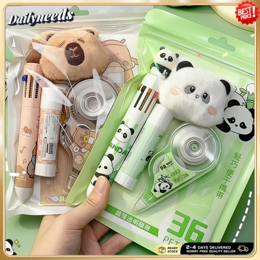 Conjunto De Papelaria Para Estudantes Coreanos , Canetas Esferográficas Gradientes , Bonito , Funcional Volta Às Aulas ,
