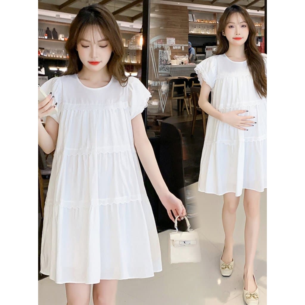 [Affordable choice] Summer fashion dress, stylish and youthful, age-reducing short-sleeved dress, petite dress, summer K