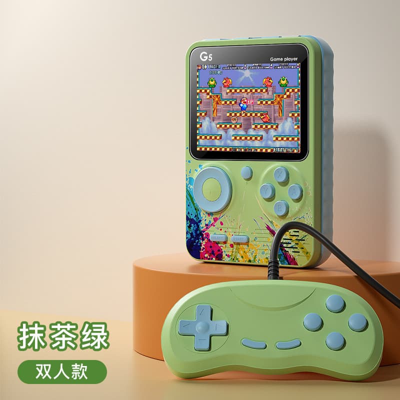 Console de jogos portátil Console de jogos monomodo Duo 500 jogos nostálgicos clássicos