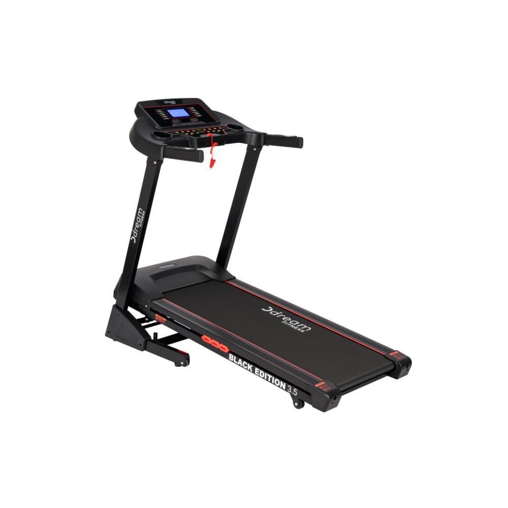 Esteira Eletrônica Black Edition 3.5 220V com Inclinação Automática e Motor 3.5HP - Dream Fitness