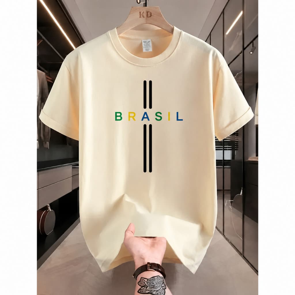 Camiseta Brasil  Masculina e Feminina Torcida Seleção Brasileira Casual  UNISSEX