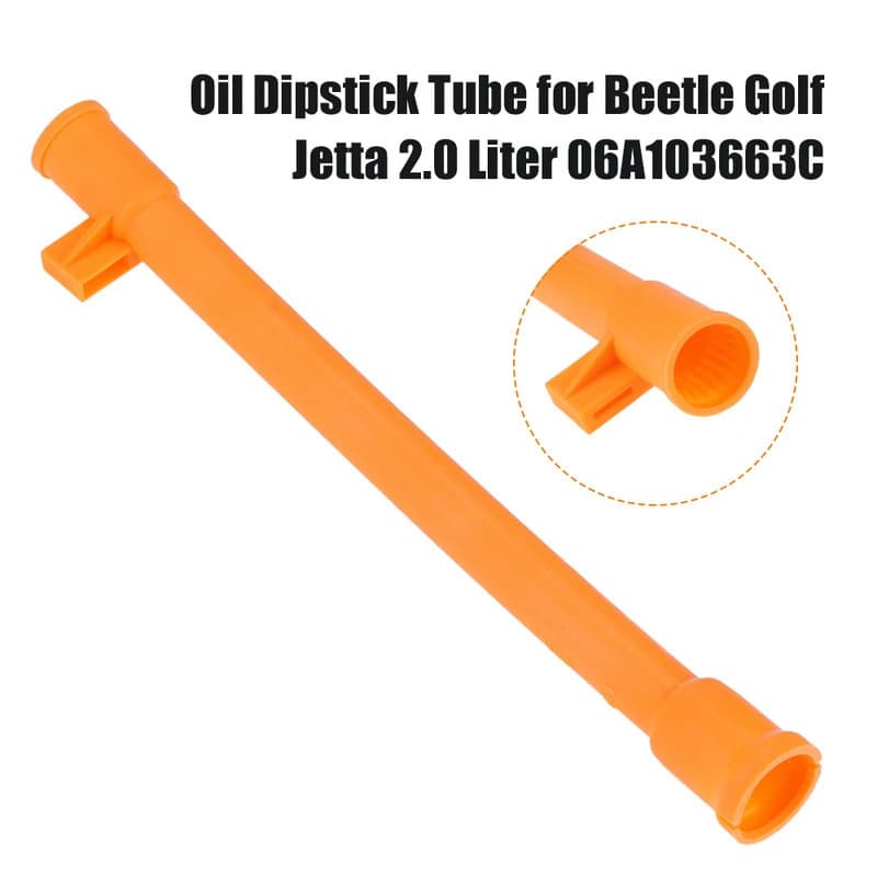 1/2pcs Oil Dipstick Tube For 1998-2005 Volkswagen Beetle 2.0L For 1999 Volkswagen Golf 2.0L; AEG Eng. A4 / Mark4