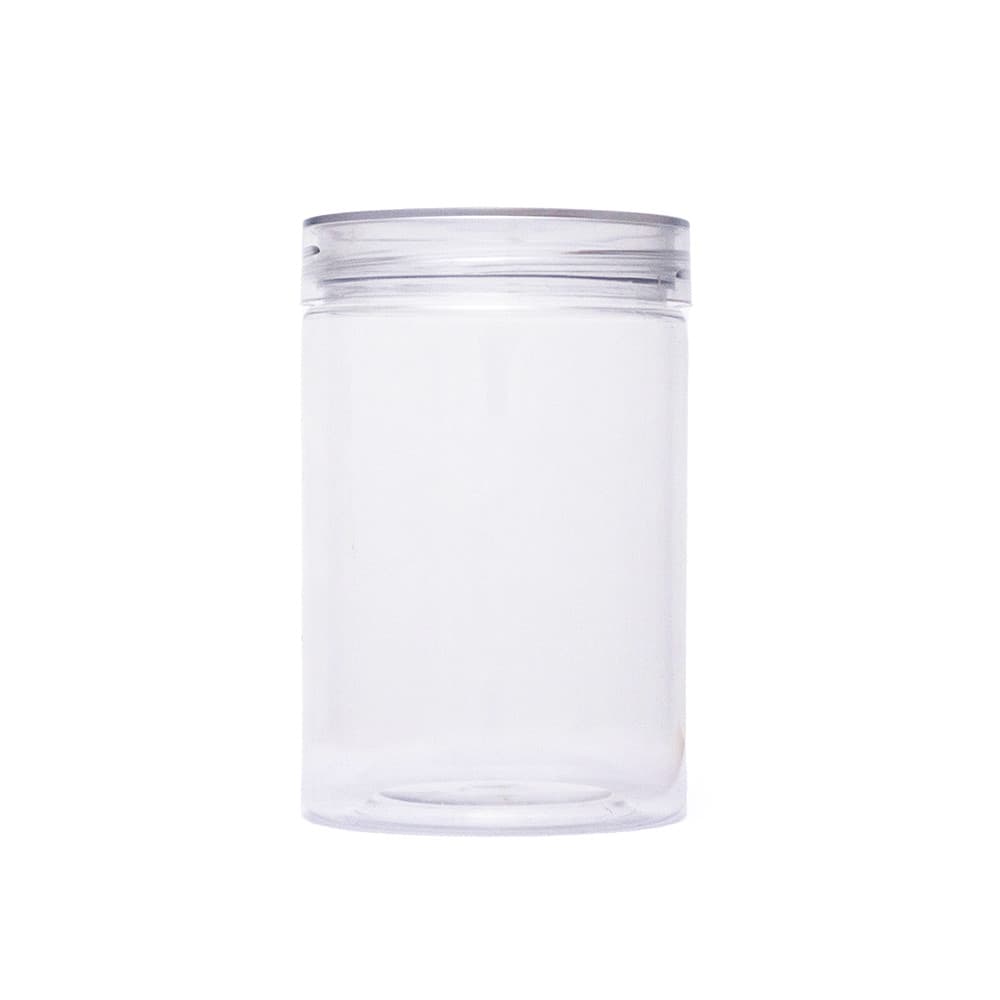 Kit 6 Pote PET 250ml Redondo Tampa Alumínio Bolo de Pote Confeitaria Pipoca Gourmet Doces