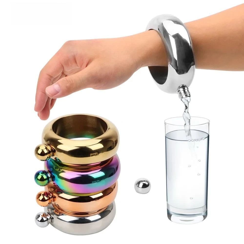 Garrafa De Vinho Com Design De Pulseira , Portátil , 3.5 Onças