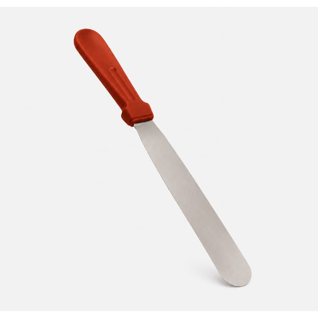 Espátula Confeiteiro Reta 25cm Aço Inox Reforçada Prime Chef