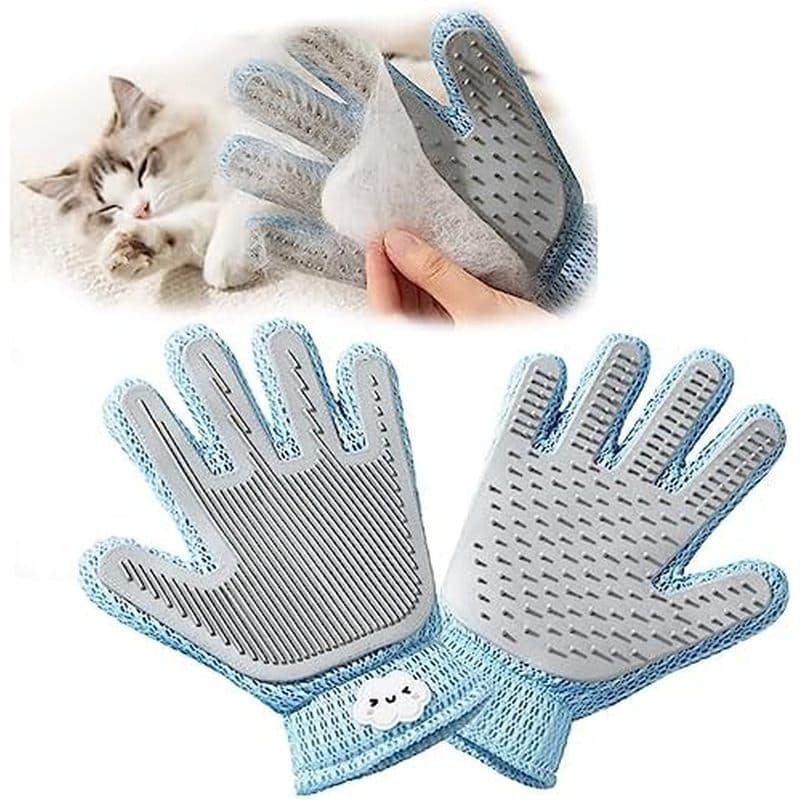 Cool Lemon 2 Em 1 Luvas Para Cuidar De Animais De Estimação Cães & amp ; Gatos , Luva Removedora De Pêlos , Escova De Li