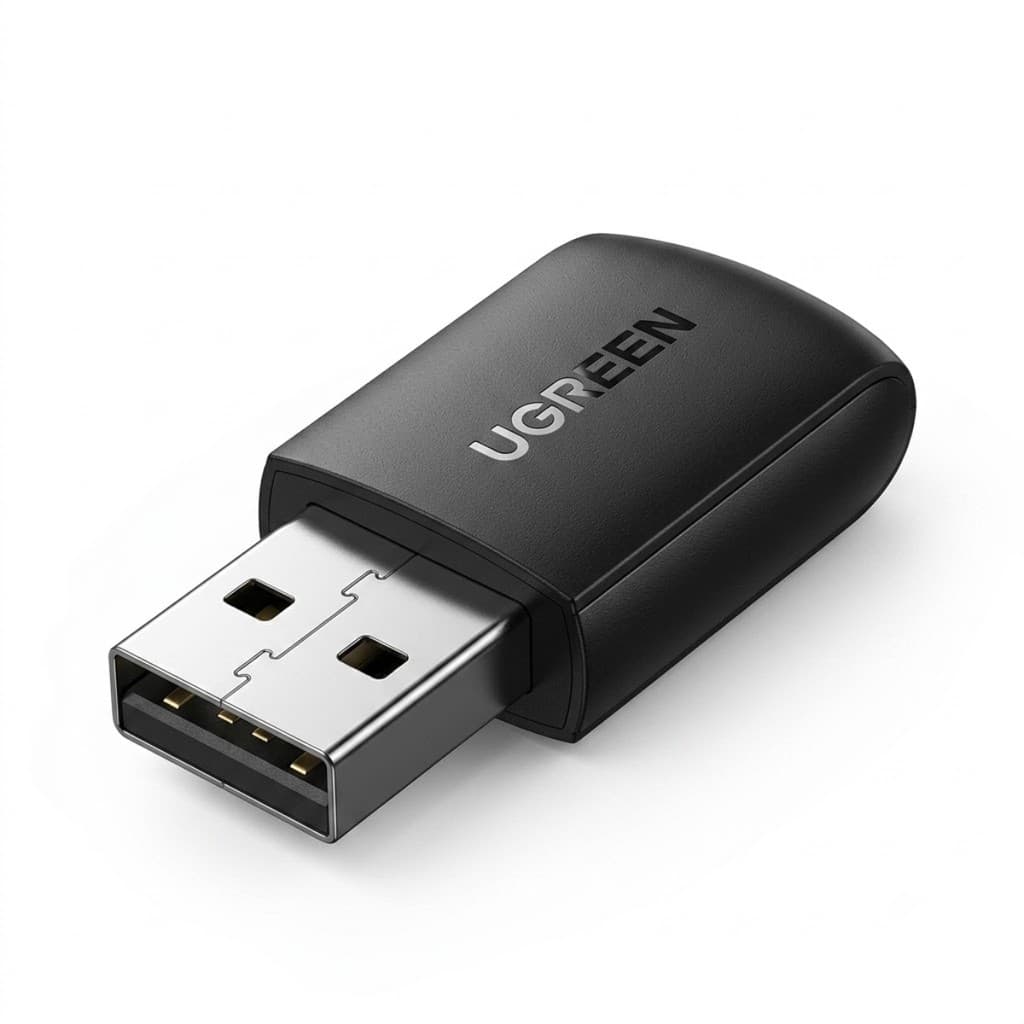 Adaptador Wi-Fi 6 Ugreen USB Dual Band 5GHz 2.4GHz Mini Receptor Internet Alta Velocidade Para PC Desktop Notebook
