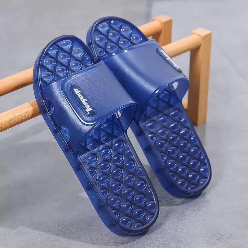 2026 chinelos de cristal masculino massagem interior antiderrapante Flip-Flops transparente leve casa moda All-Match are