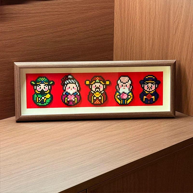 Wufu Linmen feijão de combate pacote Material conjunto completo ferramentas caseiro diy moldura ornamentos 2026 decoraçã