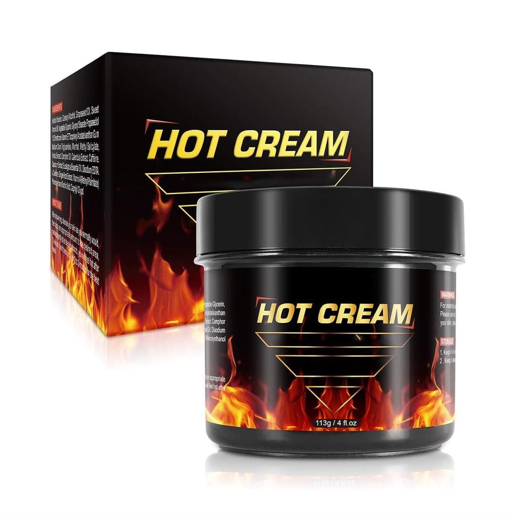 Creme para Aumento da Transpiração – Fórmula de Suporte para Treino para Aquecimento Muscular e Conforto da Pele – Ajuda