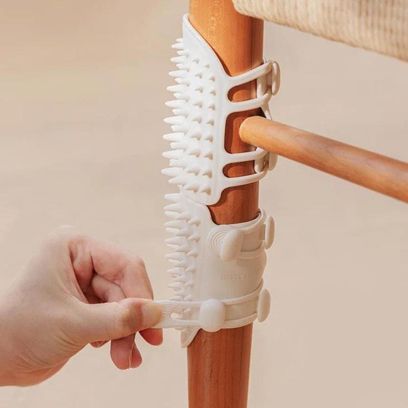 Escova de Massagem para Remoção de Pelos de Gato, Escova para Arranhar e Esfregar Gatos, Escova de Higiene para Filhotes