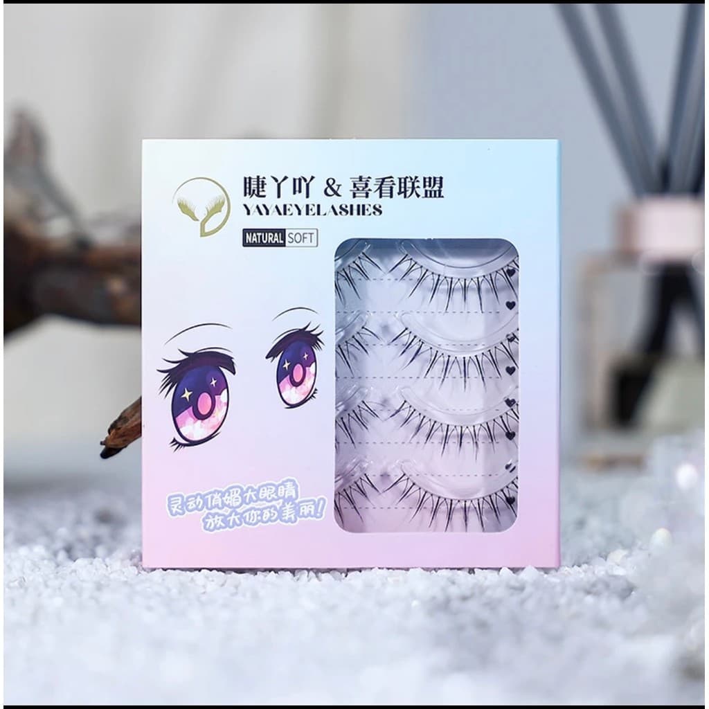 [X01 Cílios inferiores rasgados à mão] Cílios acrílicos Cílios postiços Fio de peixe Haste ultrafina Curling Clear Upgra