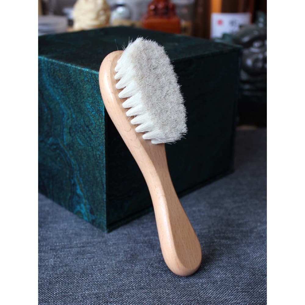 Yijian's madeira maciça lã macia escova de banho do bebê Shampoo massagem meridiano escova das mulheres dos homens escov