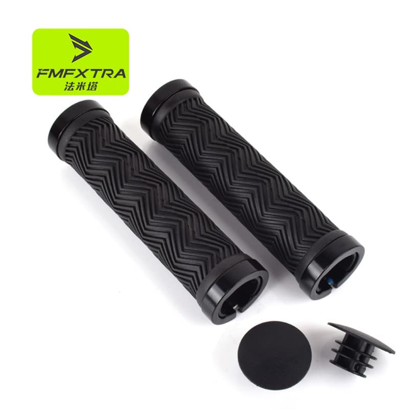 High-End alça de bicicleta capa de borracha Mountain bike aperto liga de alumínio bloqueio Bilateral Anti-deslizamento S
