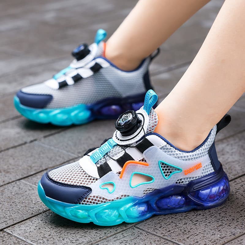 6 sapatos infantis masculinos 2026 primavera verão novo estilo na moda 7 meninos sapatos esportivos 8 buracos grandes sa