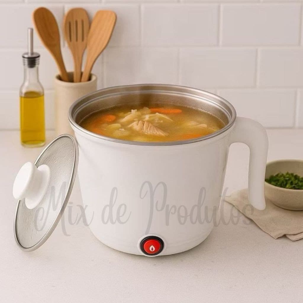 Panela Elétrica Multifuncional 2 em 1 Cozimento Rápido Caldo Arroz Ovos Legumes Yonsa
