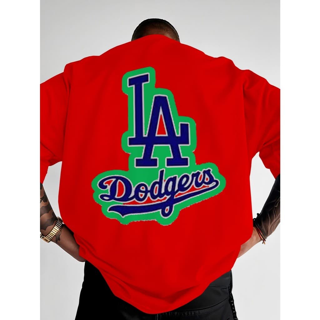 Camisa Camiseta Dodger Drip Oversized Streetwear Uniseex ref-3677