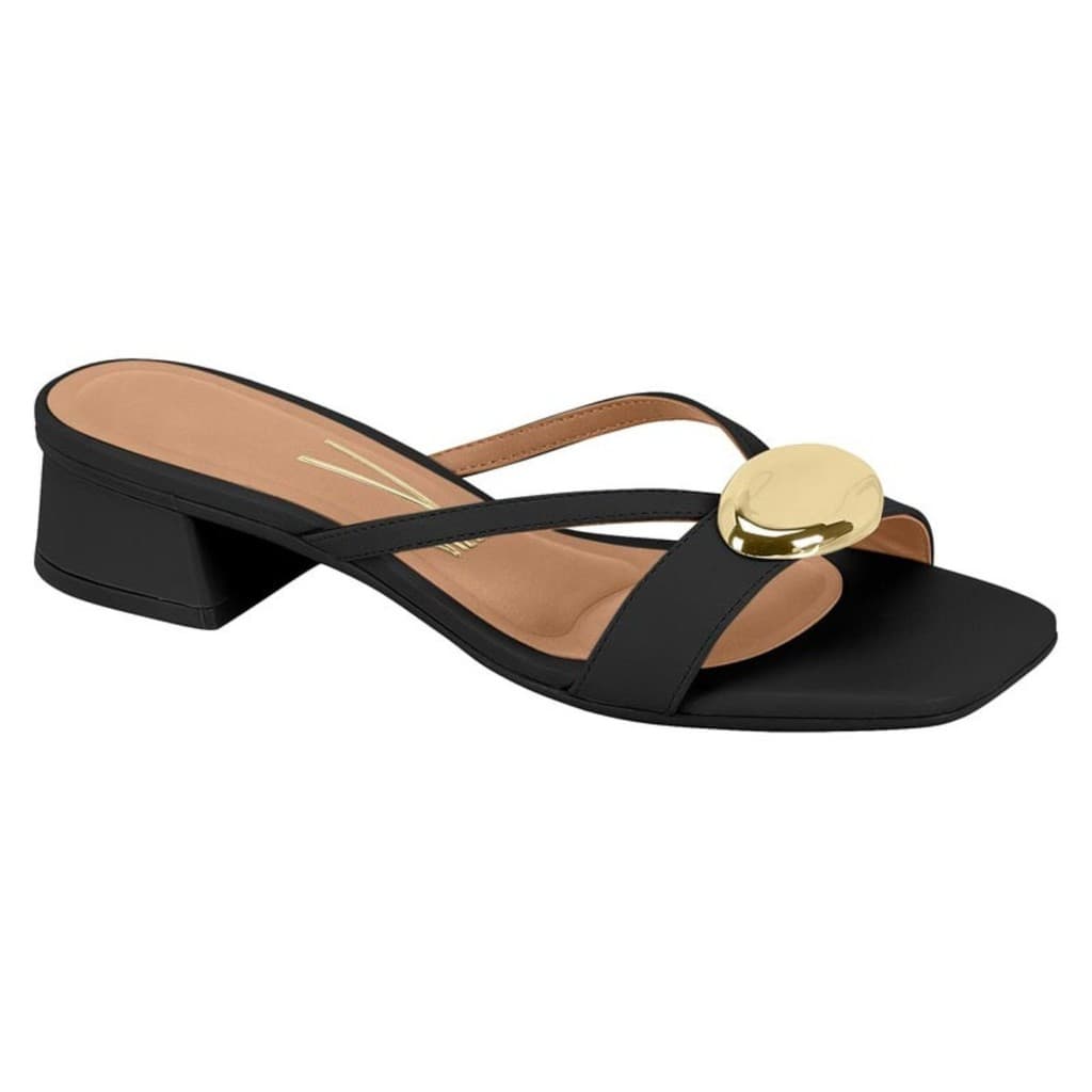 Tamanco Vizzano Feminino Salto Bloco Baixo 6454.132