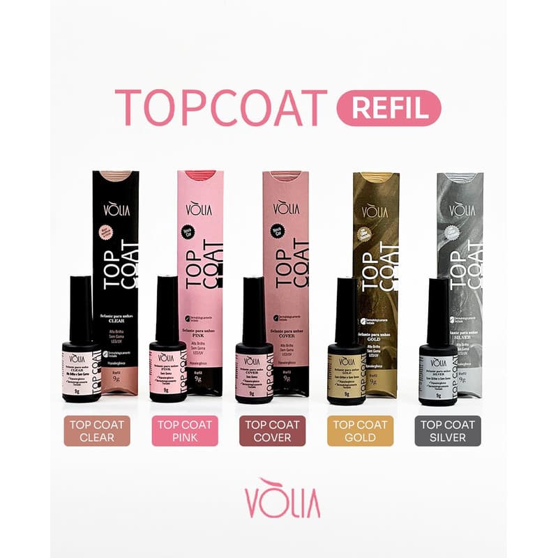 SACHE TOP COAT 9G VOLIA - CORES:COVER