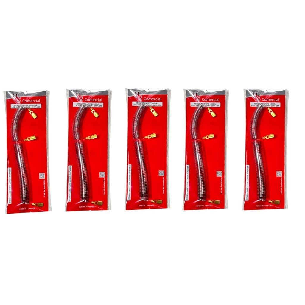 Kit  5 Resistências Loren Shower Ultra Multitemperaturas
