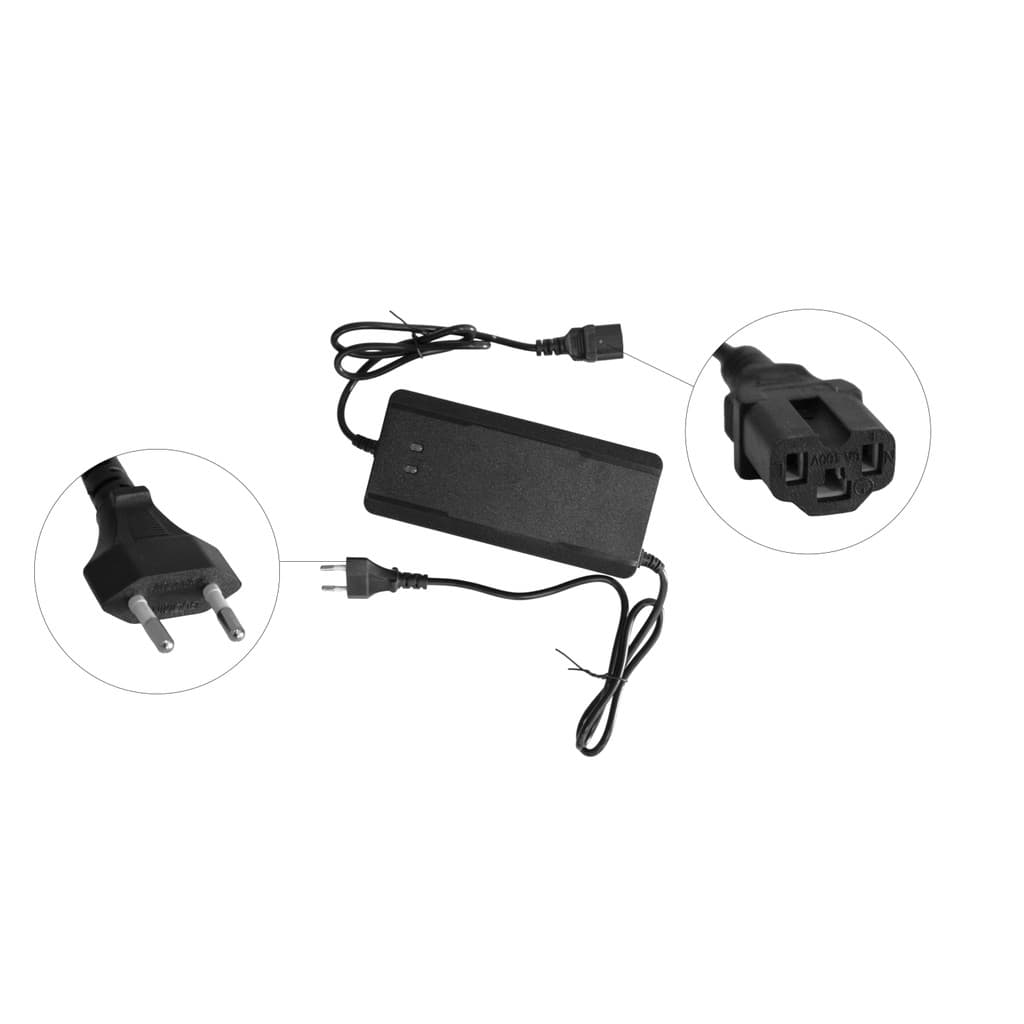 TNX Carregador de Bateria para Scooters Elétricas  Prático e Seguro