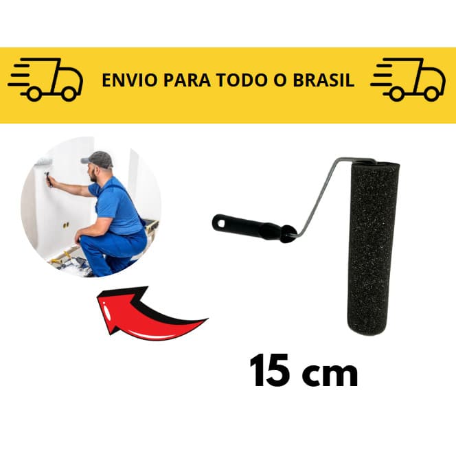 Rolo de pintura / rolo de esponja / rolo para acabamento 15cm